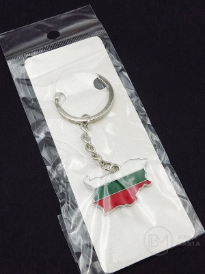 Ключодържател България метал (0,95€- за брой) 1пак 12 броя №080005 