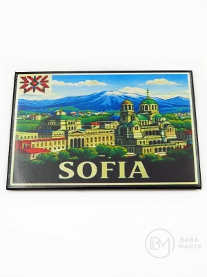 Магнит София 80х50мм (0.38€- за брой) 1пак 12 броя №080177 