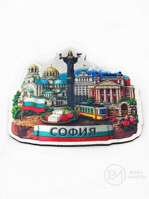 Магнит София 70х60мм (0.50€- за брой) 1пак 12 броя №080178 