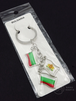 Ключодържател България метал (0,95€- за брой) 1пак 12 броя №080407 