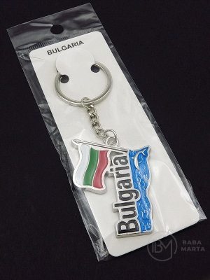 Ключодържател България метал (0,95€- за брой) 1пак 12 броя №080421 