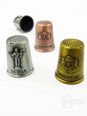 Напръстник България метал (1,10€- за брой) 1пак 12 броя №080423