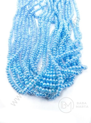 Стъклени 2мм PRECIOSA чешки мъниста ~55см наниза 1пак 12наниза 331780