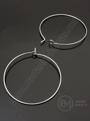 Халка за обеци 40х1мм СТОМАНА 1пак 10бр 307920