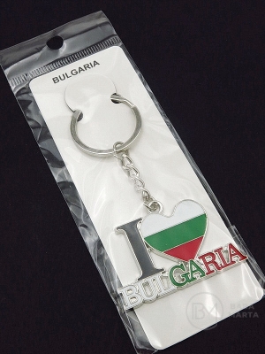Ключодържател България метал (0,95€- за брой) 1пак 12 броя №080411 