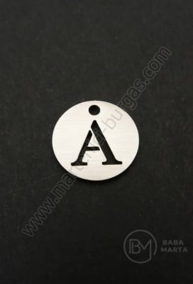 Висулка буква А стомана 13х1мм отвор 1.5мм 1бр 305567