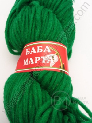 Зелена прежда ЖИВА ВЪЛНА 100гр. 431003