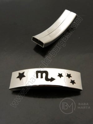 Плочка зодия Скорпион СТОМАНА 40х12мм отвор 10х3мм 1бр 305641