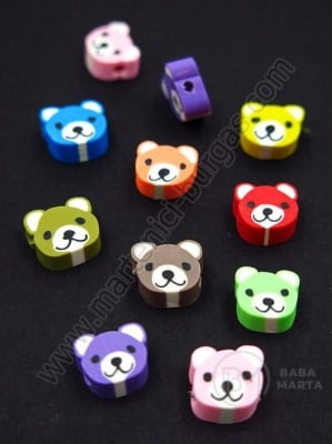Мъниста мече ФИМО 7.5~10x9~11x4мм 1пак 10бр 312828