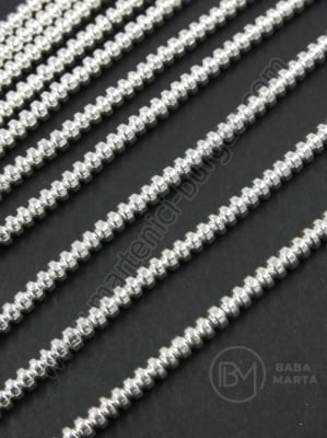Хематит диск 3x2мм отвор 0.8мм ~220броя ~40см 1вр 353194