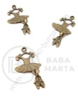 Метална висулка 25x12x2мм античен бронз 1пак 5бр 306278