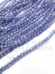 Наниз кристал 2мм топче фасетирано  отвор 0.4мм ~200бр ~37см 1вр 342650