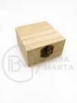 Кутия дървена 80х80х45мм 182901