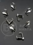 Накрайник за висулка 8x7.5x3мм СТОМАНА(304) отвор 1.6мм 1пак 10бр 305740