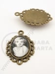 Метална висулка 31х20х6мм  1бр 309360