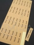 Стикер HAND MADE 69.5х15мм самозалепващи 28 броя на лист 1пак 5 листа 175128