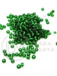 Стъклени зелени с мет.нишка 3мм 50гр 333082