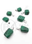 Висулка Малахит 15~35x10~20x5~15мм 1бр 355562