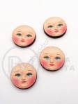 Дървени личица 16х3мм 1пак 10бр 182382