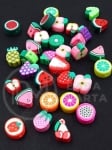 Мъниста плодове ФИМО 10~11x9~11x4~6мм микс 1пак 10бр 312658