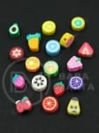 Мъниста плодове ФИМО 10~11x9~11x4~6мм микс 1пак 10бр 312658