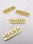 Елемент надпис МАМА 9x27x2мм с ковани  цирконии 1 брой 305274
