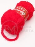 Прежда червена Баба Марта плюш 90% акрил 10%полиестер чиле 50гр 431198