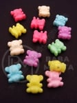 Мече 13x12x7мм цветен МИКС 1пак 40гр ~70бр 312646