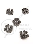 Мънисто котва 12х13мм с ковани цирконии 1 брой 305164