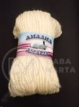 Прежда АМАЛИА бяла 100% вълна 100гр ~100метра 431096