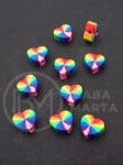 Мъниста сърца ФИМО ~10x~9x4~5мм отвор 1.5мм 1пак 10бр 312701